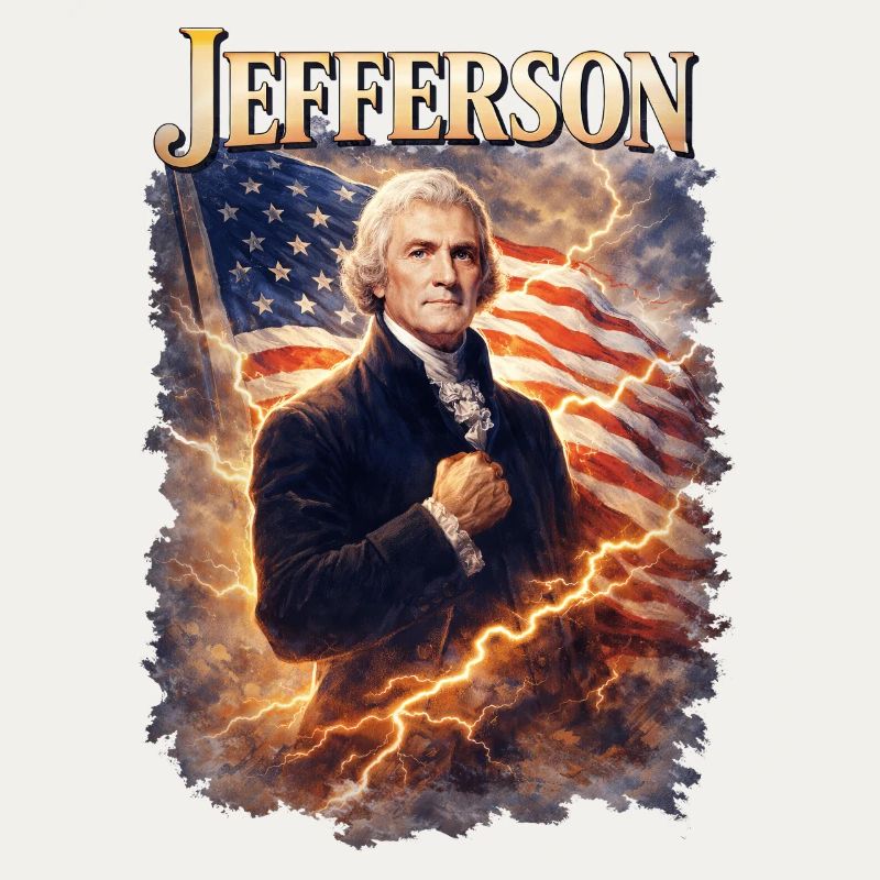 Portrait du drapeau de la tempête de Jefferson
