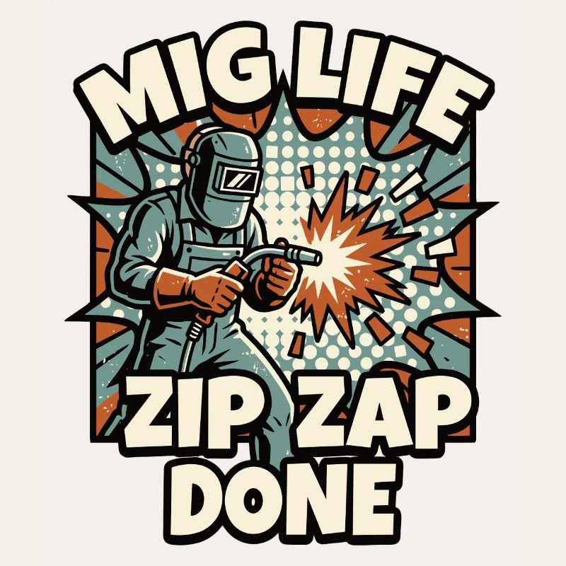 WELD MODE ZIP ZAP DONE Spruch