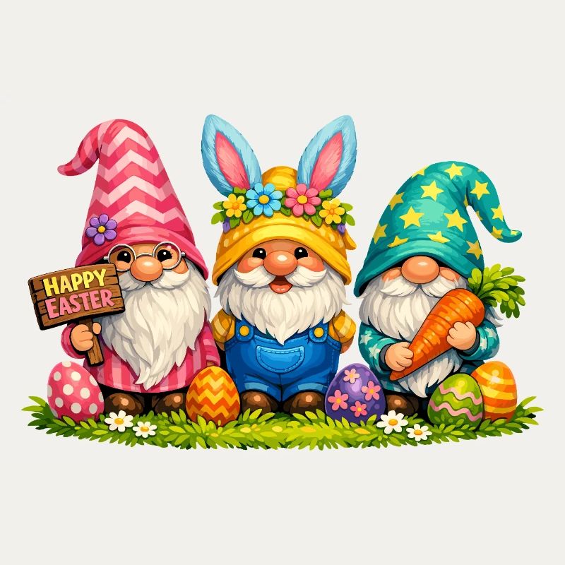 Easter Funny Gnomes Gnomes Easter Outfit