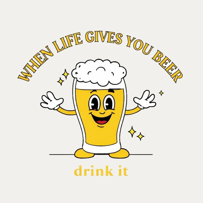 Devise de la bière Devise Cartoon