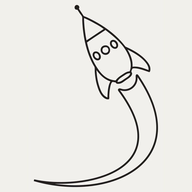 Rocket launches into space