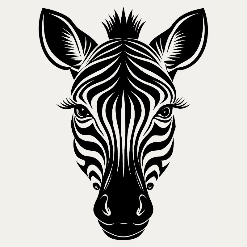 Zebragesicht
