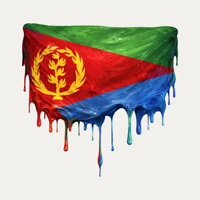 Conception du dépôt du drapeau érythréen