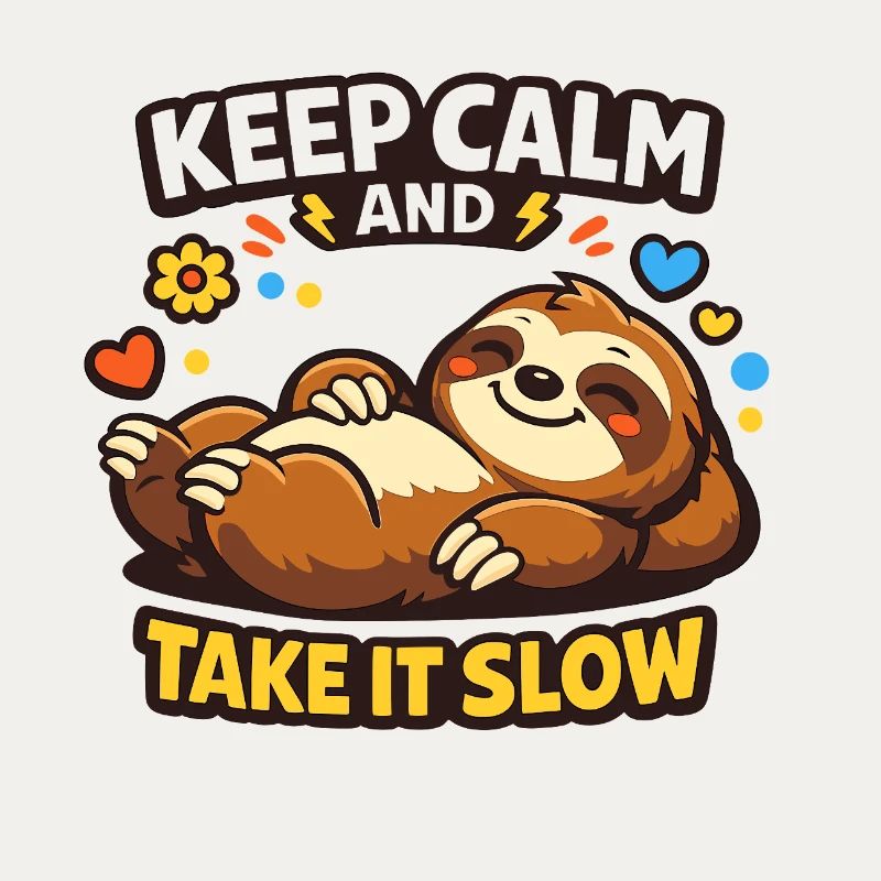 Faultier Ruhe Take It Slow