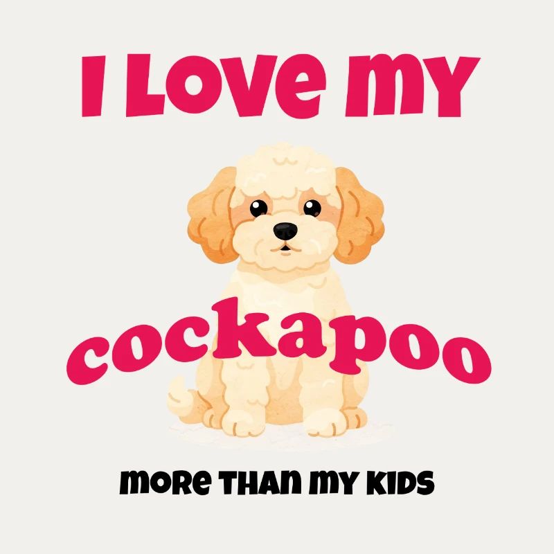 I Love My Cockapoo – Süßer Hund Doodle Geschenk