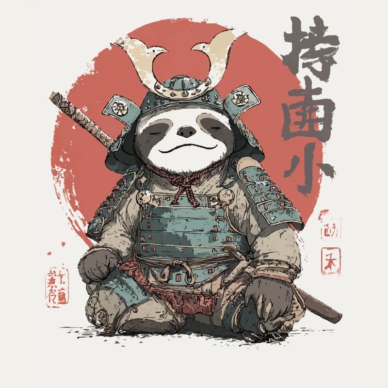 Faultier-Samurai-Rüstung
