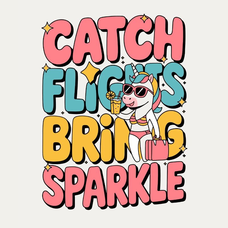  Catch Flights Bring Sparkle Einhorn Urlaub Sommer