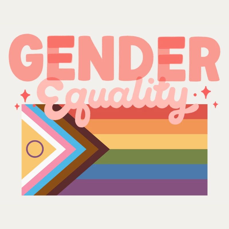 Gender Equality Pride Flag Statement Design CSD