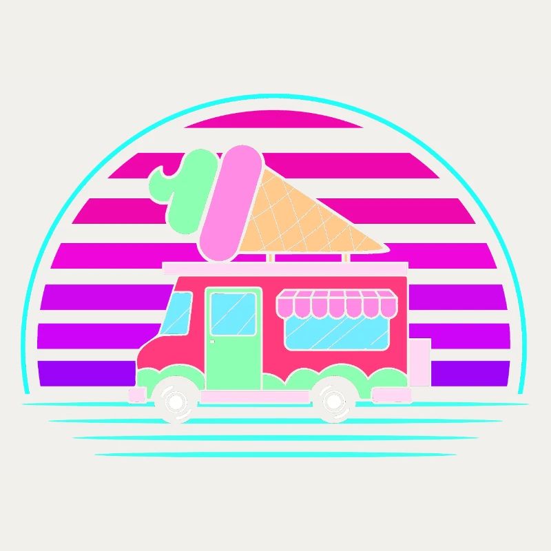 Eiscreme Eiswagen Eis Eisdiele