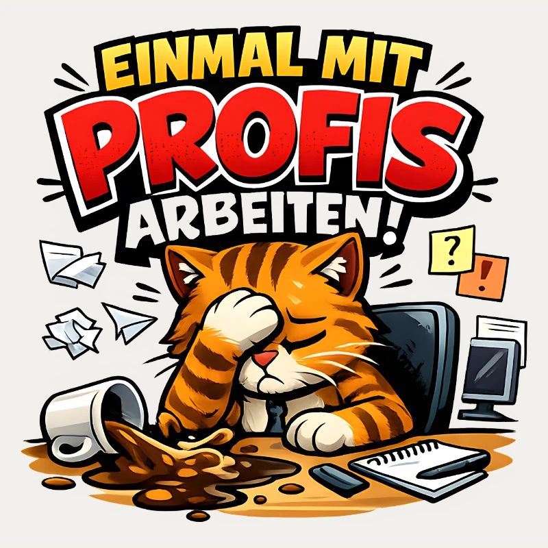 Einmal Mit Profis Arbeiten Sprüche Beruf