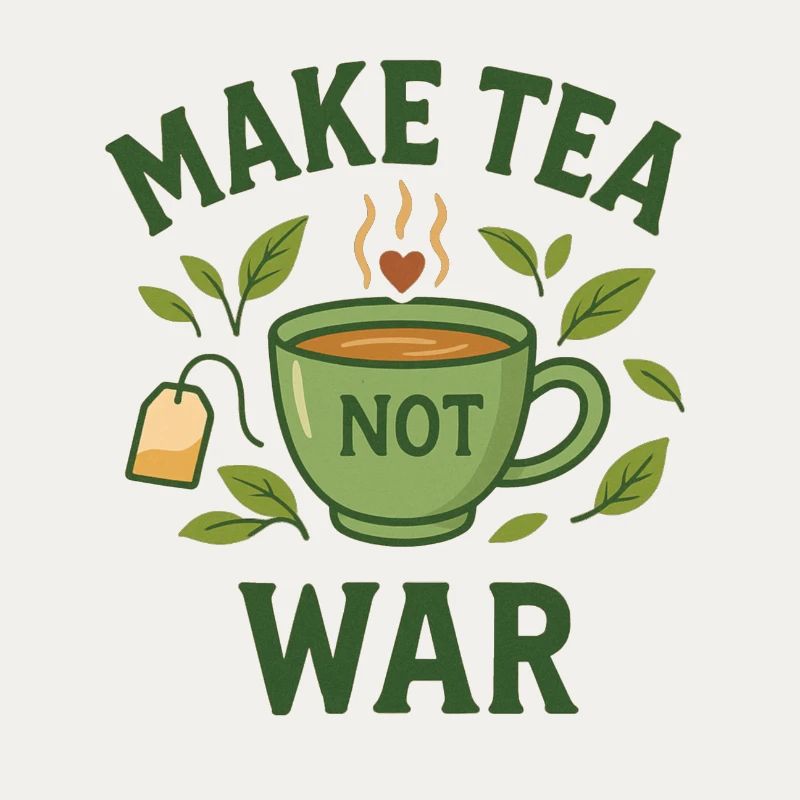 Make Tea Not War – It's Tea - Time