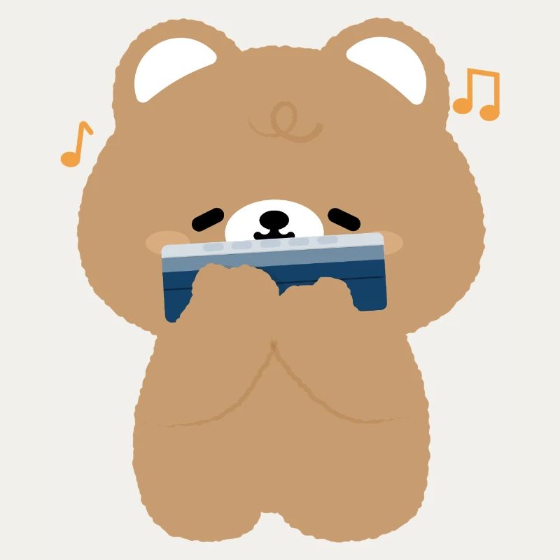 Brown Bear Harmonica