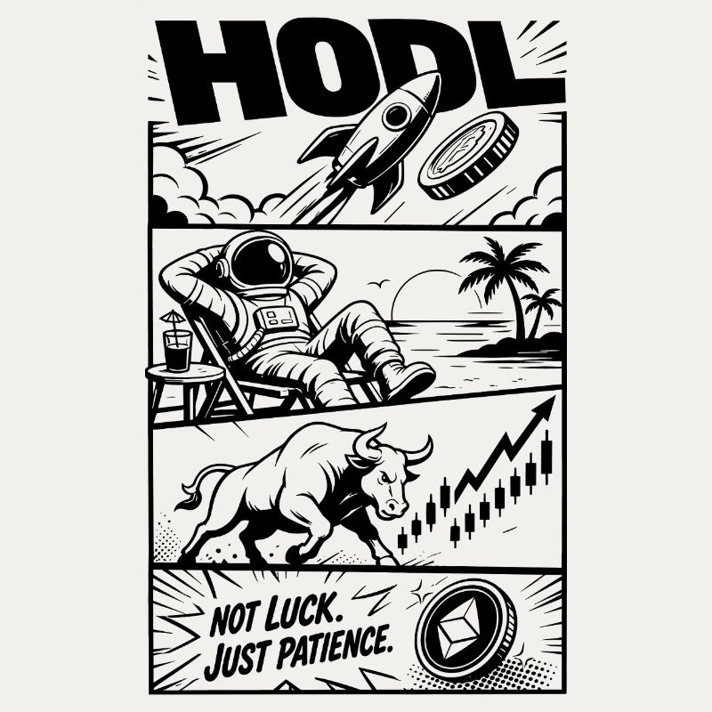 Mème Crypto Rocket HODL