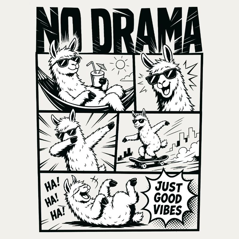 Pas de drame, juste des vibrations, Lama