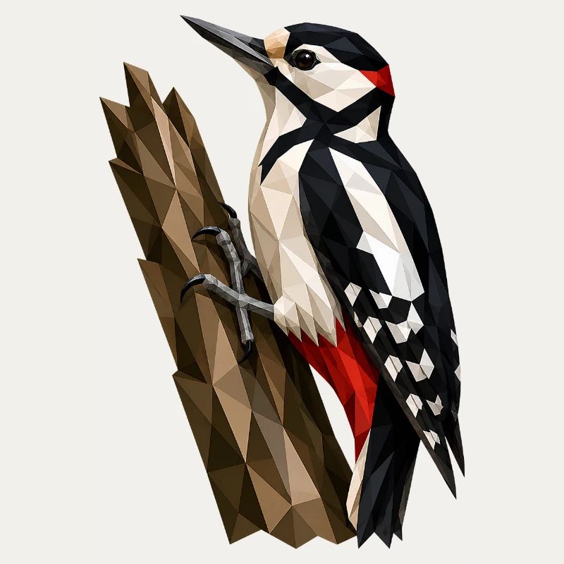 Polygonaler Waldspecht
