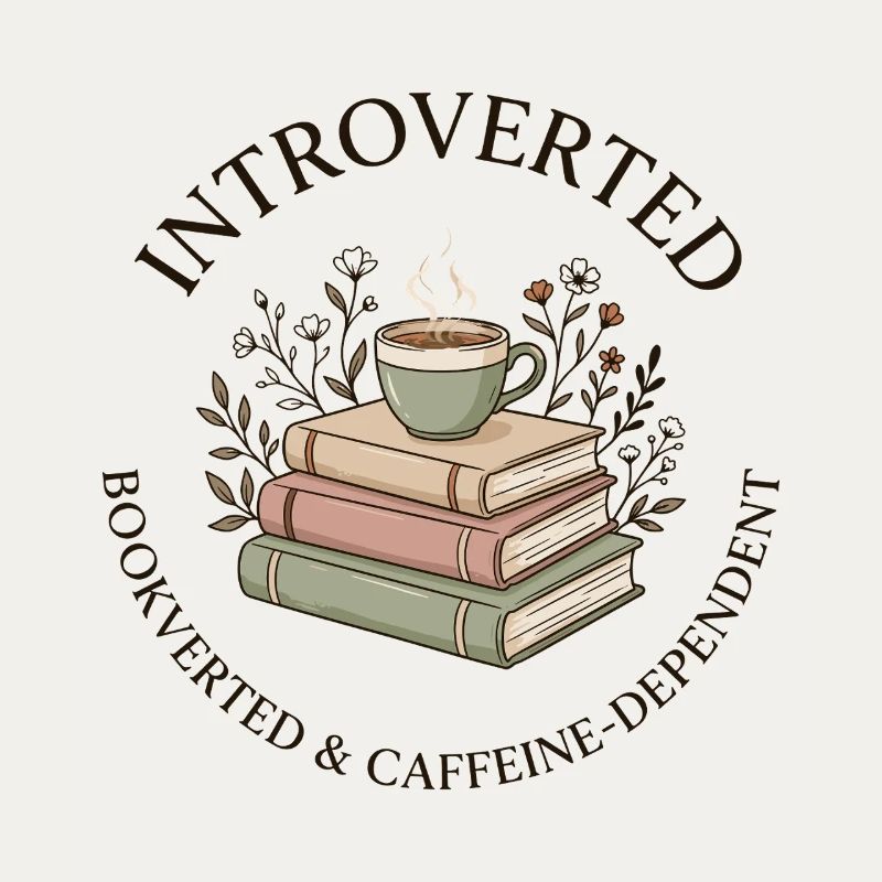 Introvertiert Bücher Kaffee Leseratte