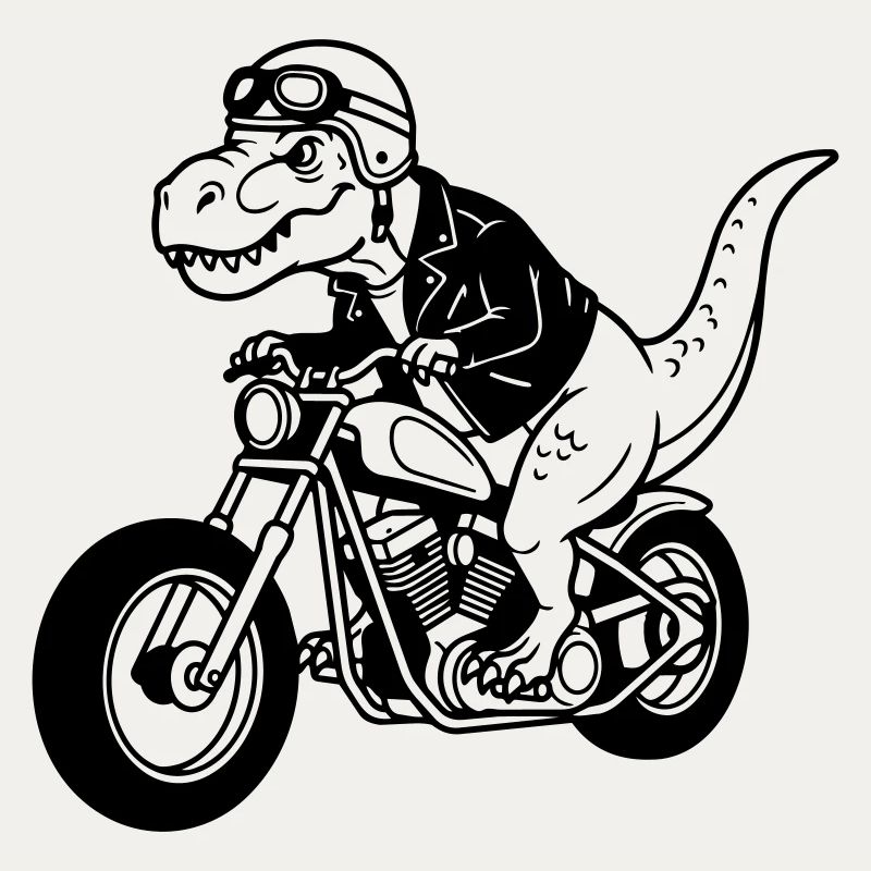 Motorrad-Dino