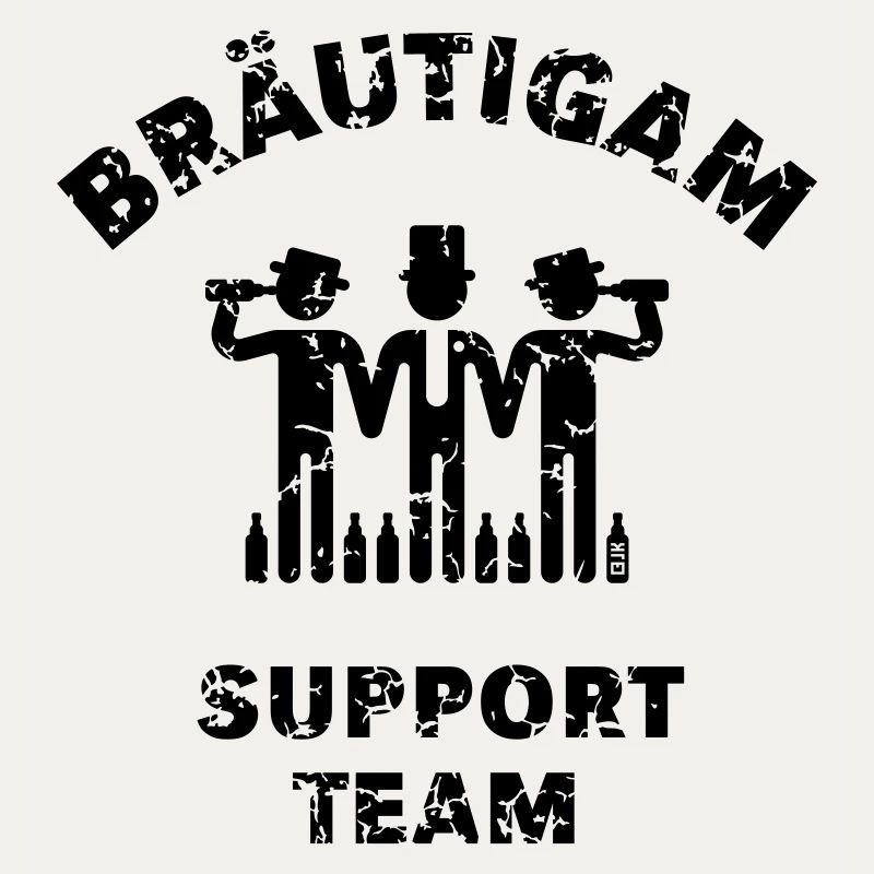 Bräutigam Support Team (JGA Polterabend Vintage B)