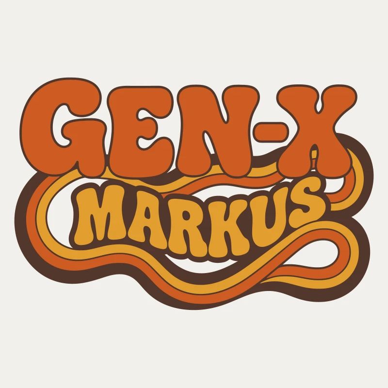 Gen-X Markus Retro Logo