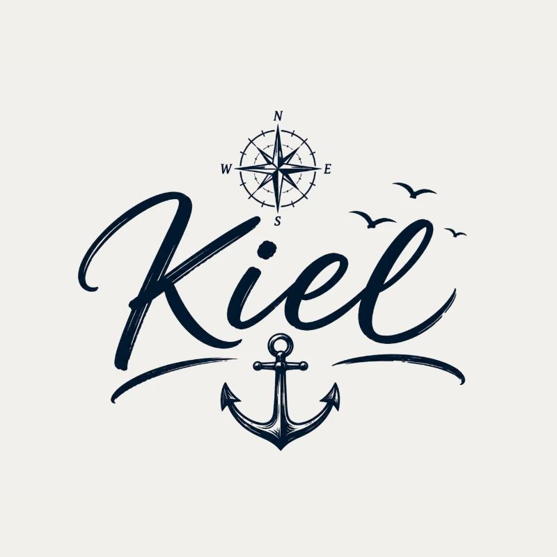 Kiel Mode mit Anker und Kompass
