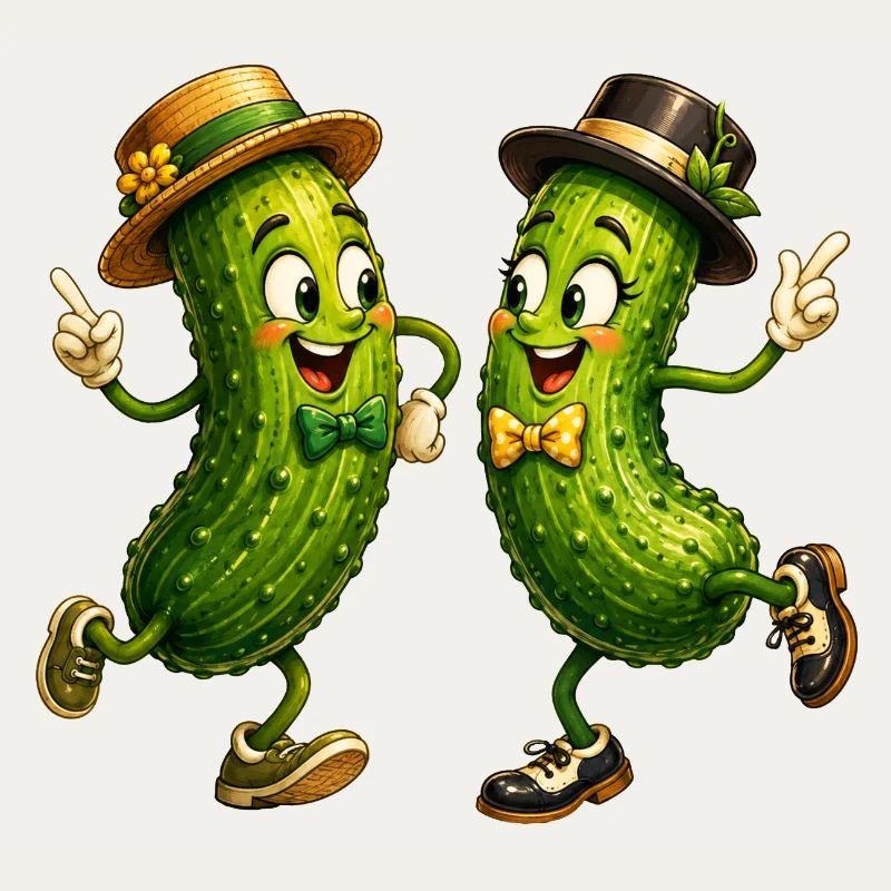 Dancing cucumbers