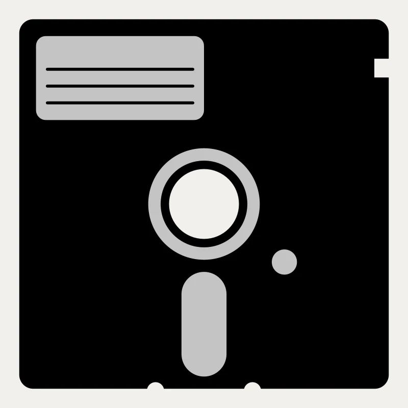 retro floppy disk