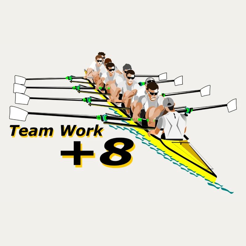 Equipement d’aviron +8 rames