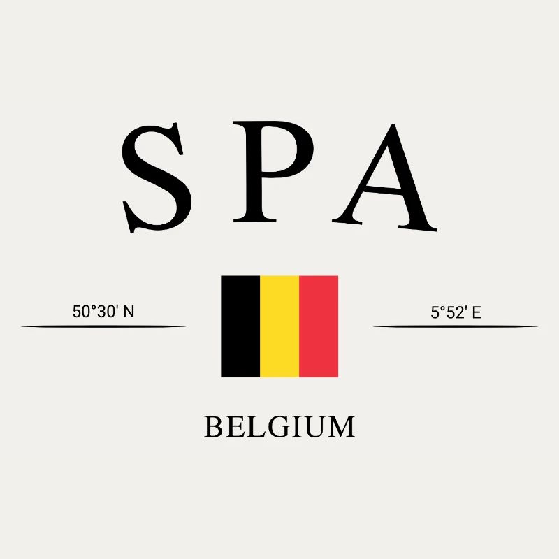 Spa Belgium – Holiday Souvenir & Gift