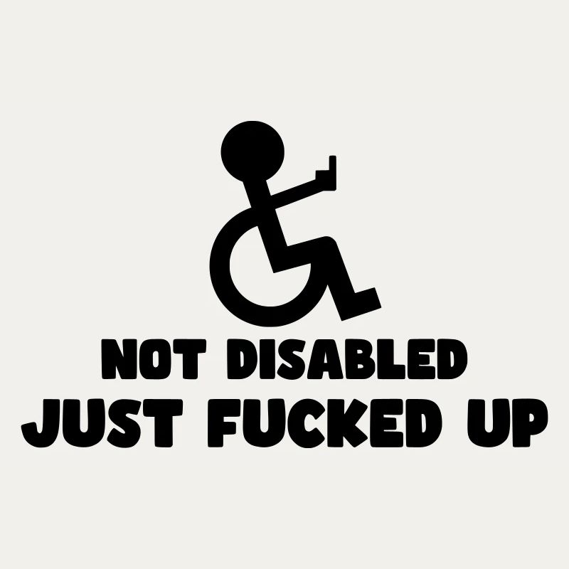 Pas handicapé, juste complètement perdu ! #