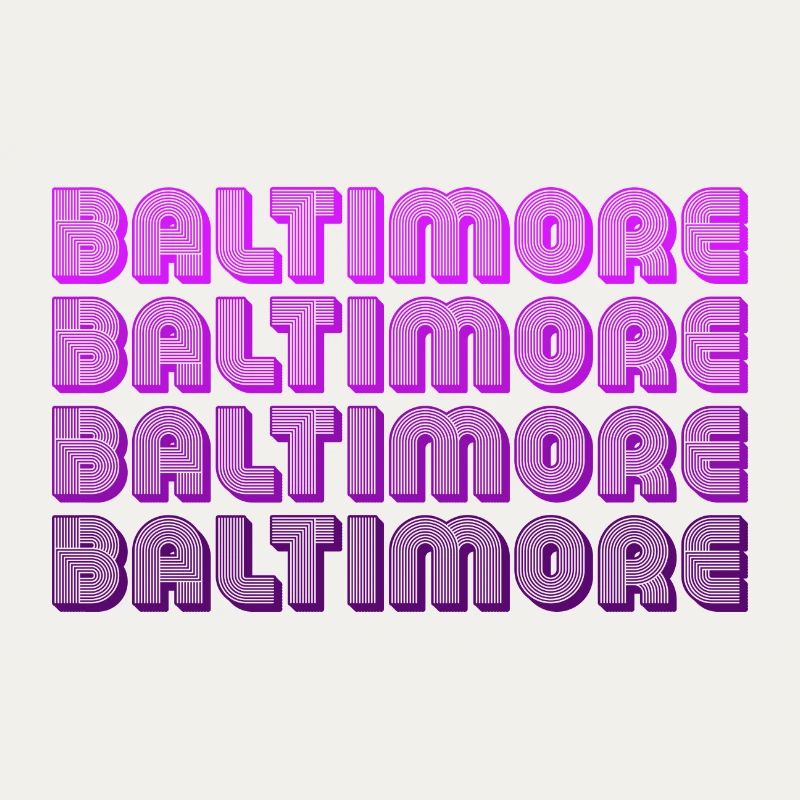 Baltimore Neon Raster