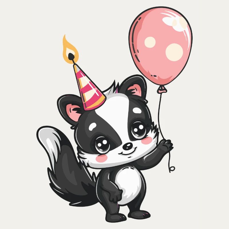 Stinktier Geburtstag Comic
