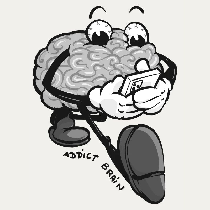 Brain Addict - grey version