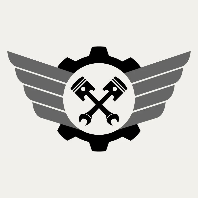 Clé de piston croisée avec engrenage et aile
