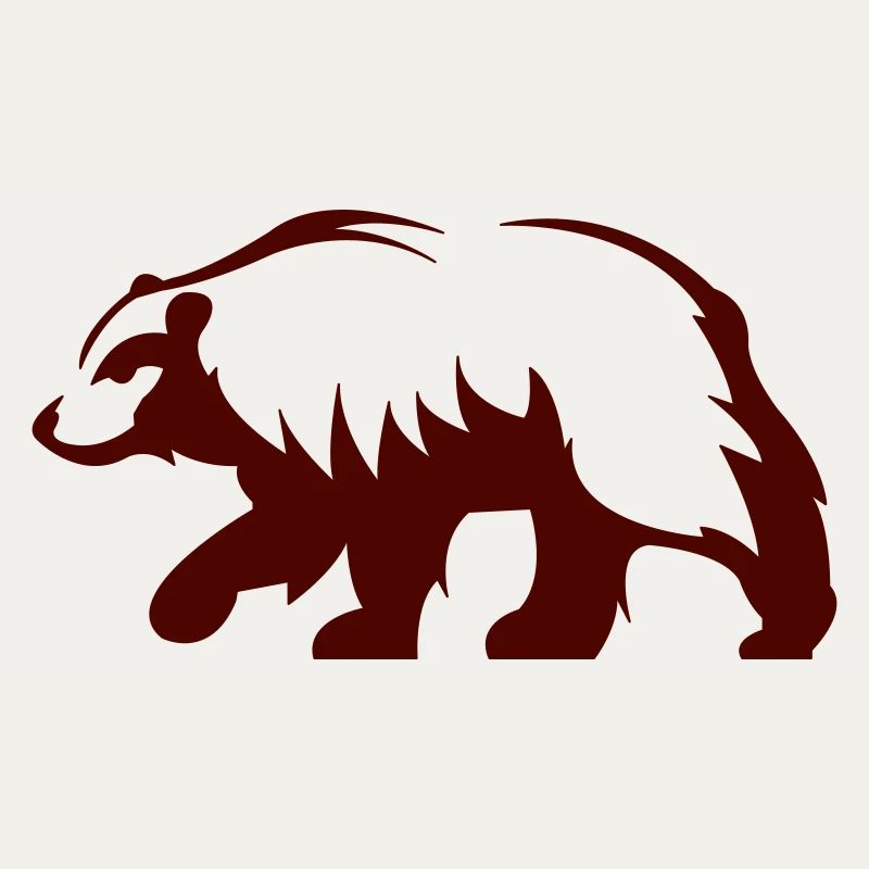 Waldbär Silhouette