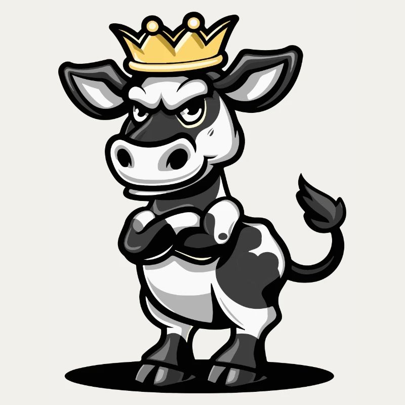 Cow Comic Crown