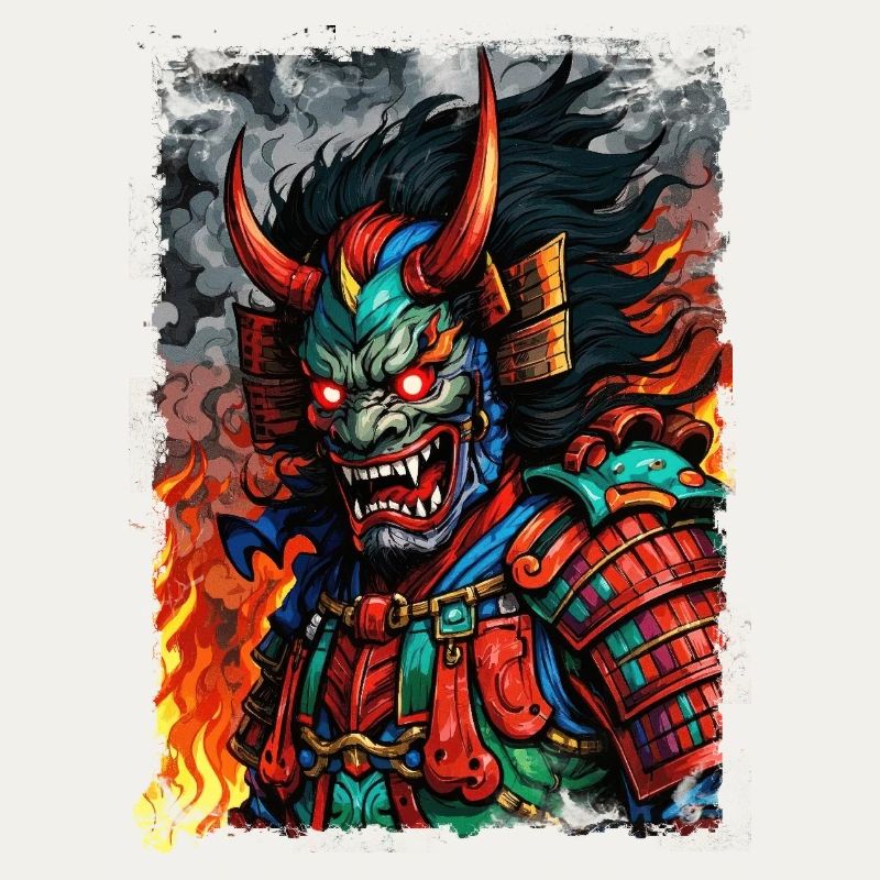 Devil Oni Maske