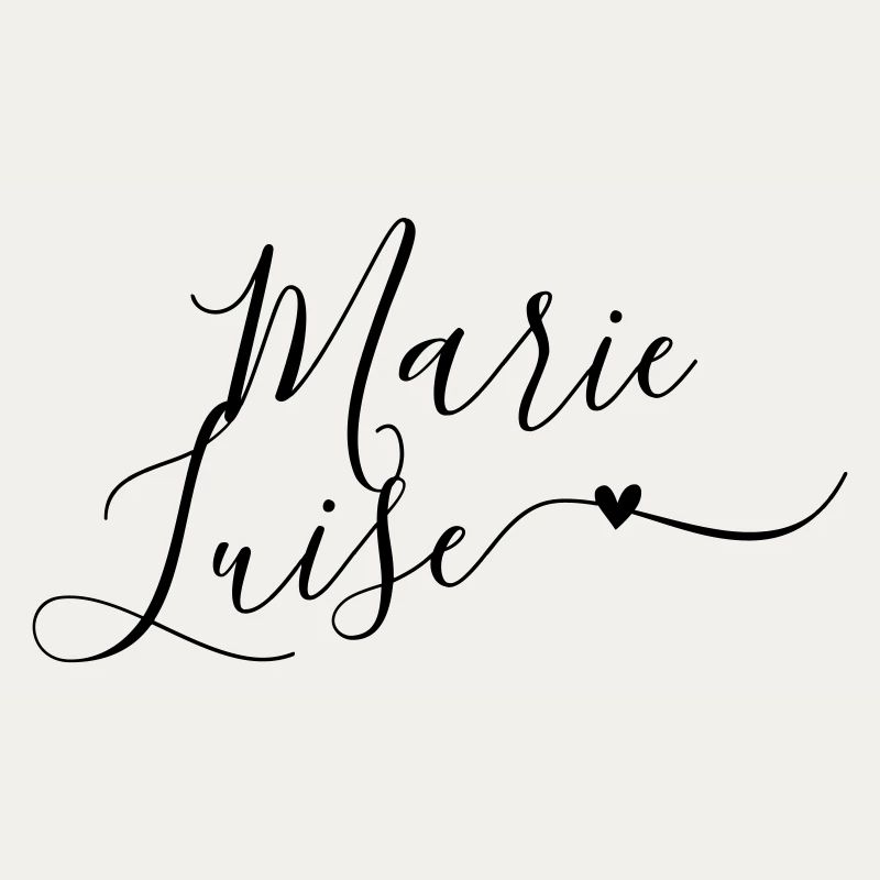 Marie-Luise Last name First name Decorative