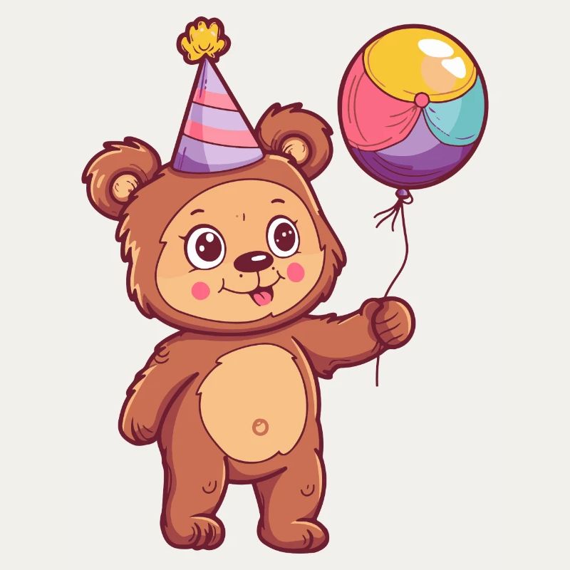 Bär Geburtstag Comic