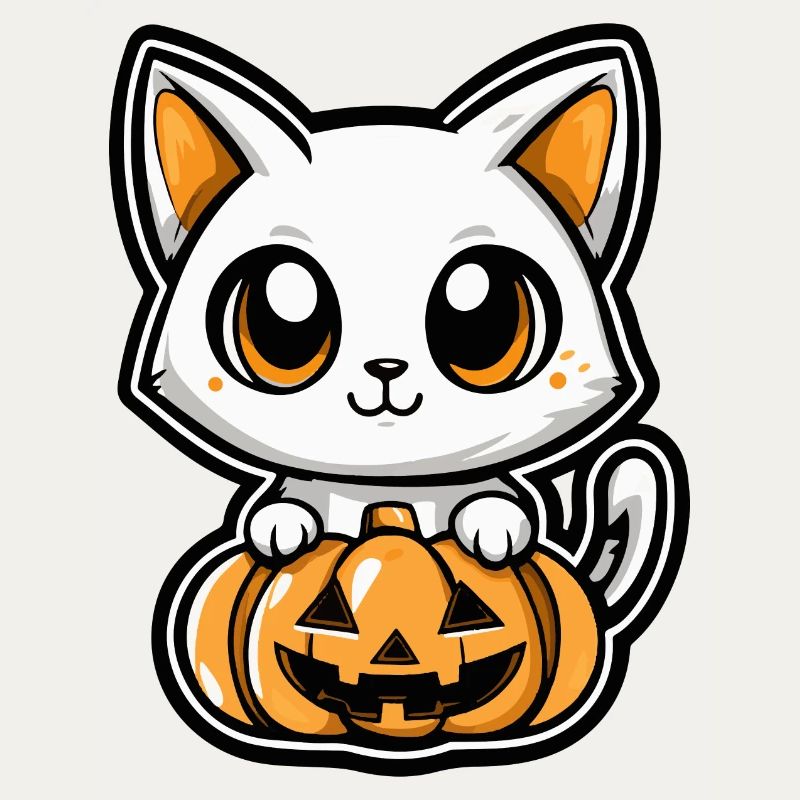 Cat Halloween Cat Comic