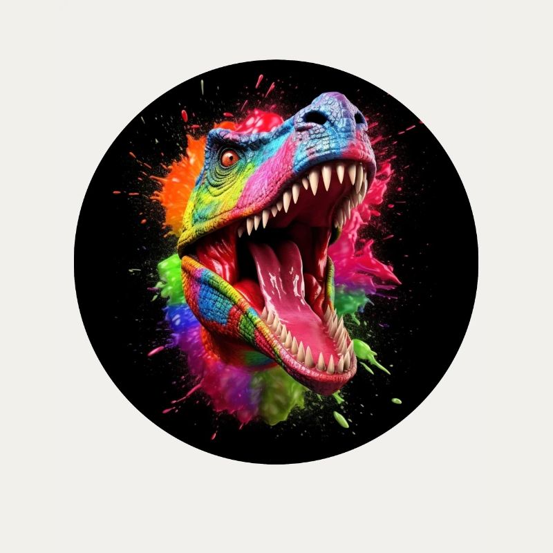 T Rex coloré3