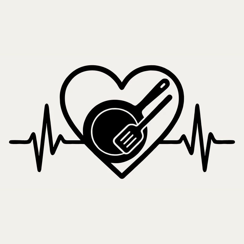 Cooking Pan Kitchen Utensil Heart