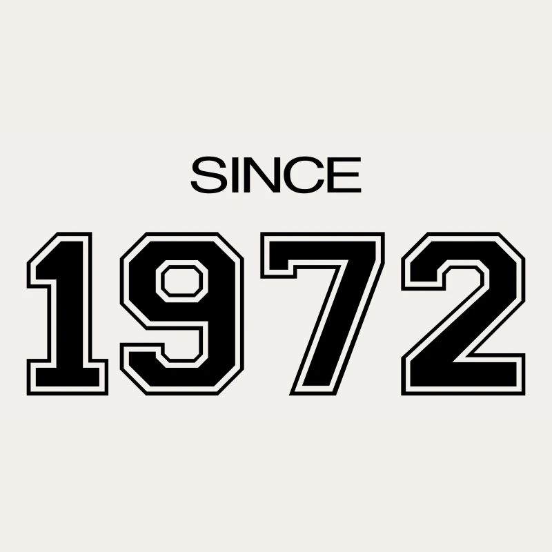 Geburtstag geschenk 1972