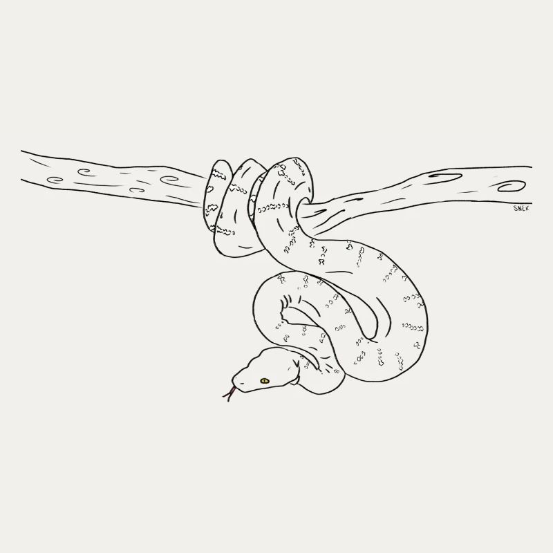 Snake (b&w)