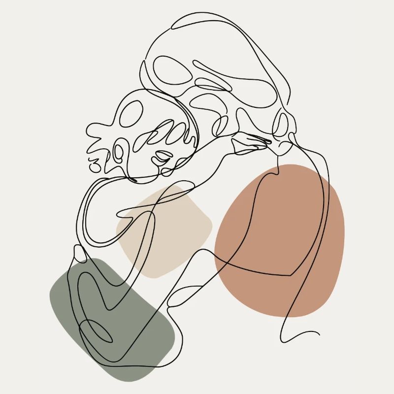 Mutter mit Kind Baby