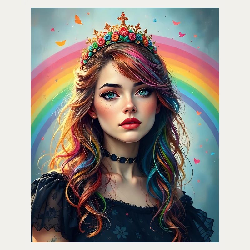 Rainbow Punk Princess
