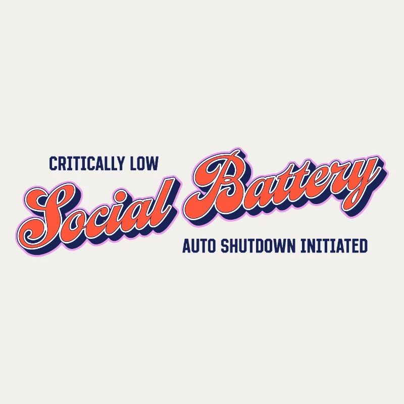 Battery level: Social empty – autoshutdown activated