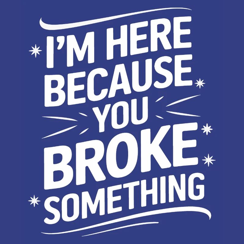 Technischer Support Computerfreak Nerd