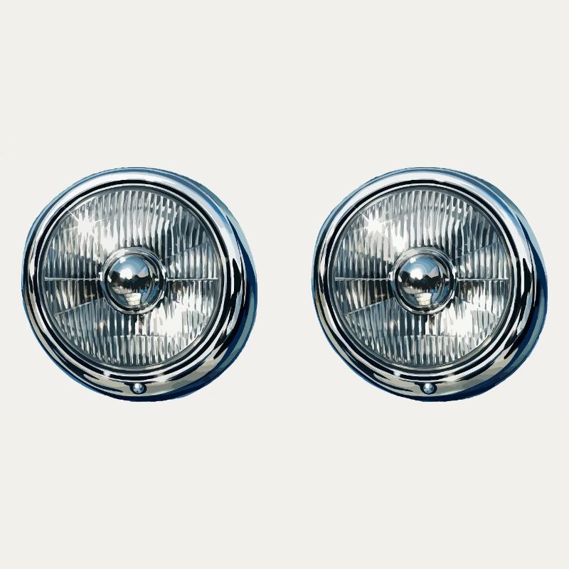 Double Headlight Reflections