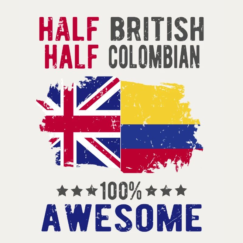 Half British Half Colombian