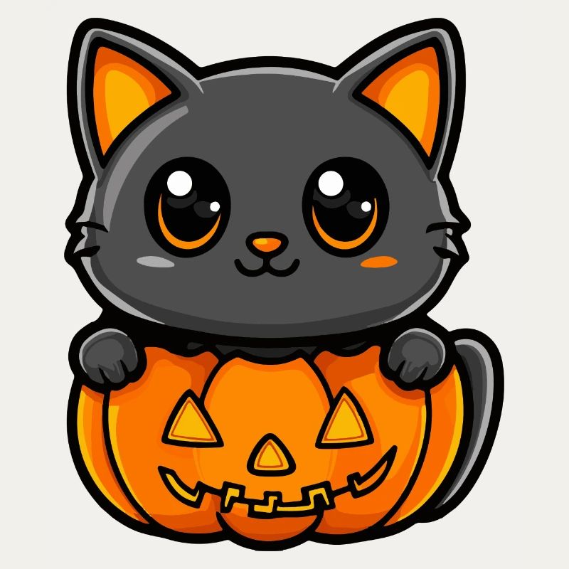 Cat Halloween Cat Comic